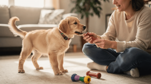 How to stop a puppy from nipping and biting safely
